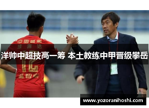 洋帅中超技高一筹 本土教练中甲晋级攀岳